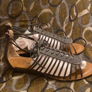 New Direction Slate Gray Women’s Katrina Sandals